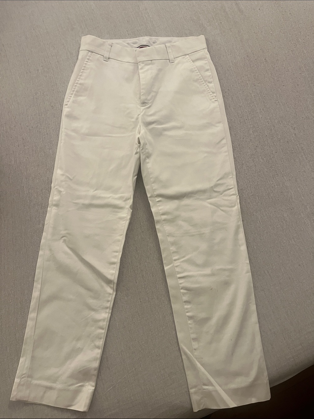 Tommy Hilfiger Men's White Chino Pants - Straight Leg